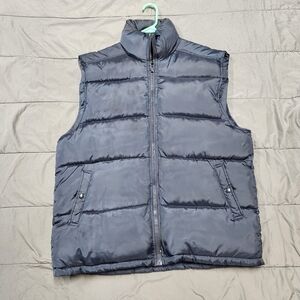 Mens Navy Blue Puffer Vest